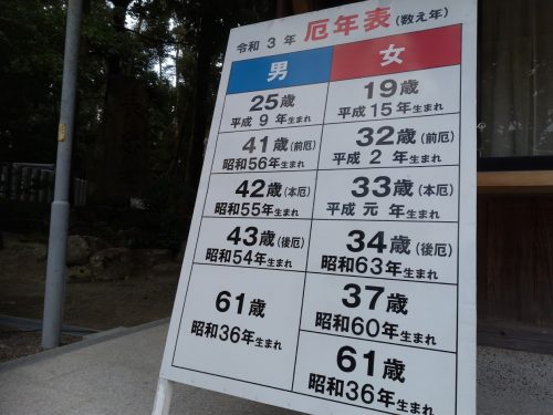 厄除け祈願のご案内 令和3年 お知らせブログ